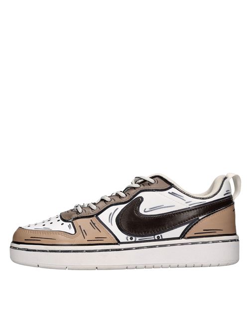Sneakers in ecopelle NIKE SEDDYS | NISE235254257BIANCO-MARRONE-NERO